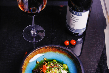 Stół Shou Sugi Ban "Crystal" 2