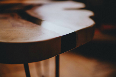 Stolik kawowy "Liść" 4