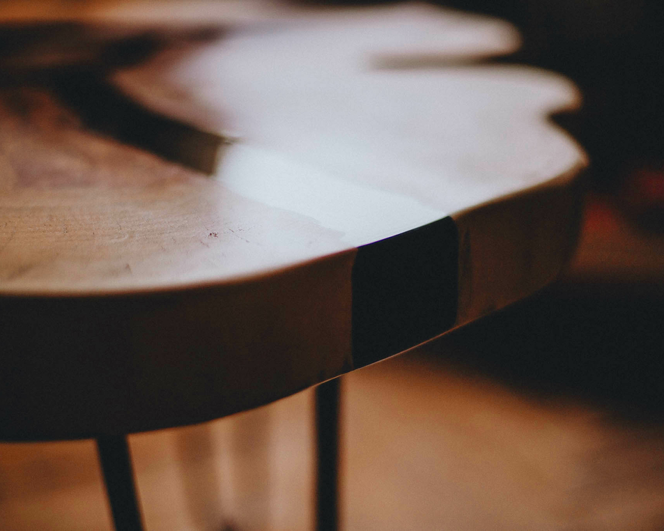 Stolik kawowy "Liść" 4